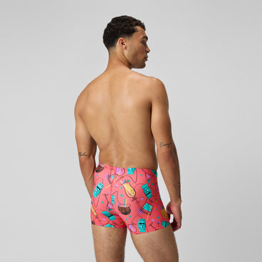 Men's Print Beachstar Square Leg Pink