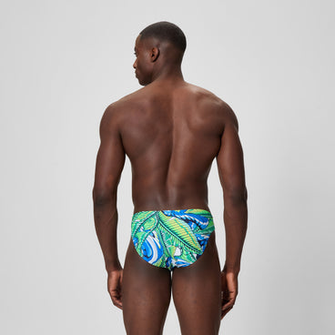 Men's Beachstar Printed Brief Green