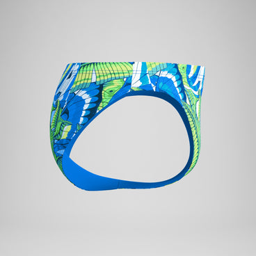 Men's Beachstar Printed Brief Green