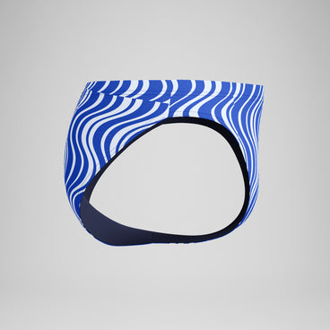 Men's Beachstar Printed Brief Blue/White