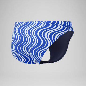 Men's Beachstar Printed Brief Blue/White