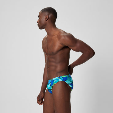 Men's Beachstar Printed Brief Blue