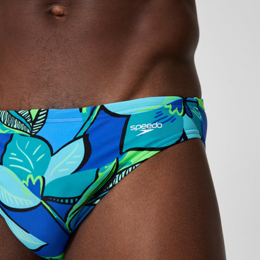 Men's Beachstar Printed Brief Blue