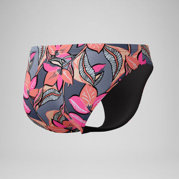 Men's Beachstar Printed Brief Coral/Grey