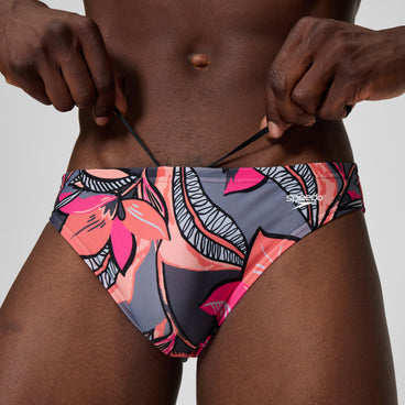 Men's Beachstar Printed Brief Coral/Grey
