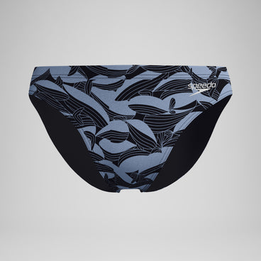 Men's Beachstar Printed Brief Black/Grey
