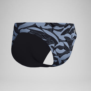 Men's Beachstar Printed Brief Black/Grey