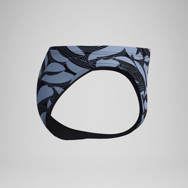 Men's Beachstar Printed Brief Black/Grey