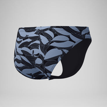 Men's Beachstar Printed Brief Black/Grey