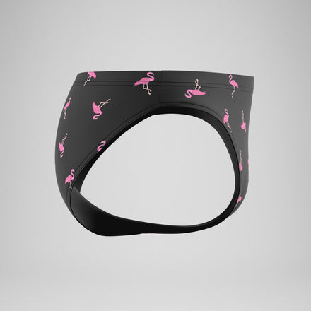 Men's The Speedo Printed Briefs Black