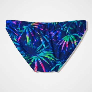 Men's The Speedo Printed Briefs Navy