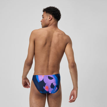 Men's Print Beachstar Brief Blue/Orange