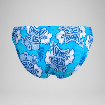 Men's Print Beachstar Brief Light Blue/White