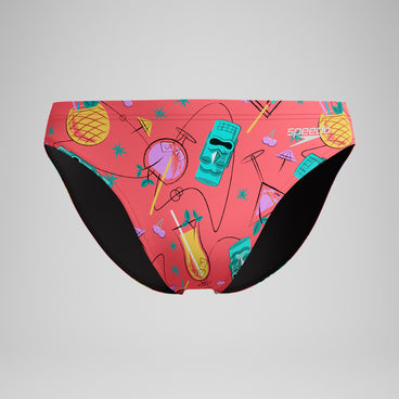 Men's Print Beachstar Brief Orange