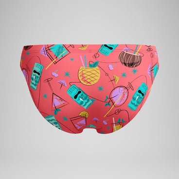Men's Print Beachstar Brief Orange