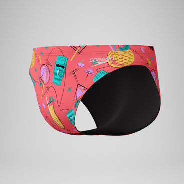 Men's Print Beachstar Brief Orange