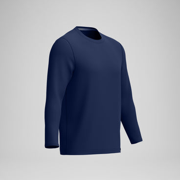 Men's Long Sleeve Graphic Swim Shirt Navy/Red