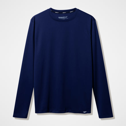 Men's Long Sleeve Swim Shirt Navy