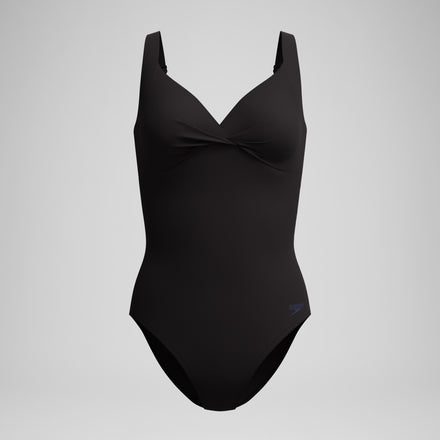 Women's Shaping Cross Knot Swimsuit Black