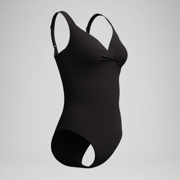 Women's Shaping Cross Knot Swimsuit Black