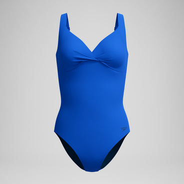 Women's Cross Knot Swimsuit Deep Blue