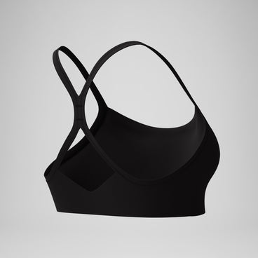 Women's Racerback Crop Top Dark Grey