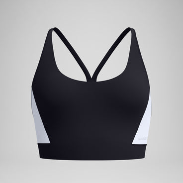 Women's Colourblock Bikini Top Black/White