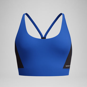 Women's Colorblock Bikini Top Blue/Black
