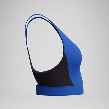 Women's Colorblock Bikini Top Blue/Black