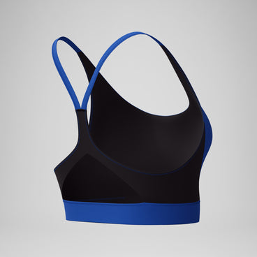 Women's Colorblock Bikini Top Blue/Black