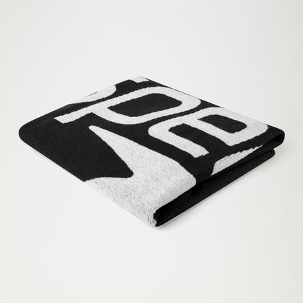 Speedo Logo Towel Black/White