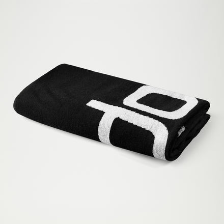 Speedo Logo Towel Black/White