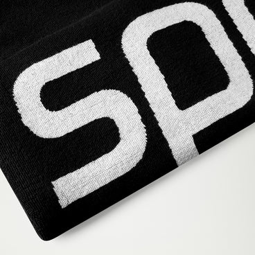 Speedo Logo Towel Black/White