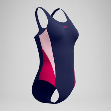 Women's Colorblock Splice 2.0 One Piece Navy/Pink