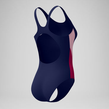 Women's Colorblock Splice 2.0 One Piece Navy/Pink
