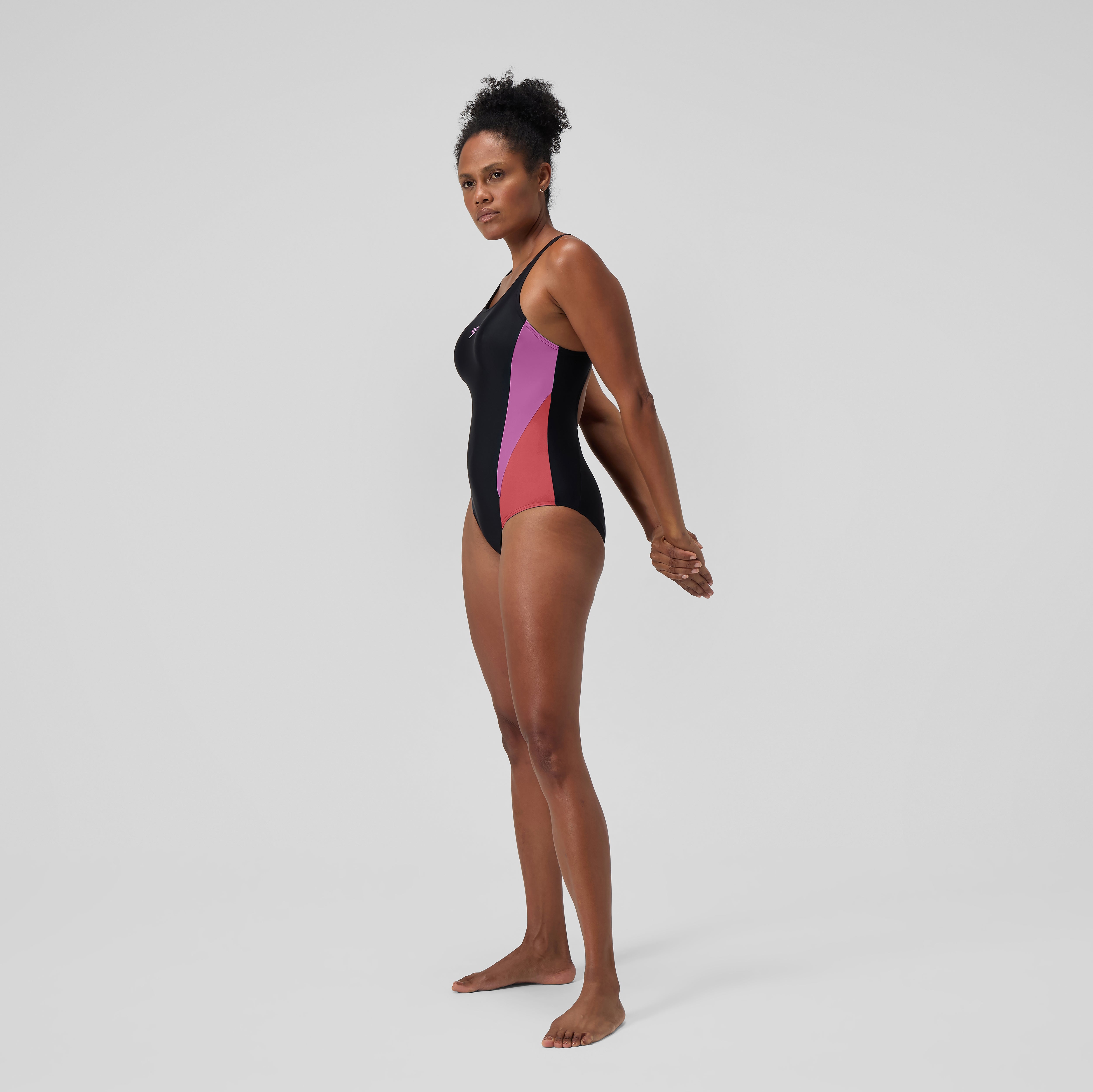 Women's Colourblock 2.0 Swimsuit Black/Pink | Speedo
