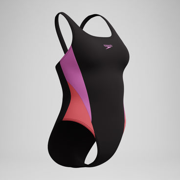Women's Colourblock 2.0 Swimsuit Black/Pink