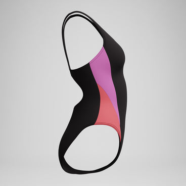 Women's Colourblock 2.0 Swimsuit Black/Pink