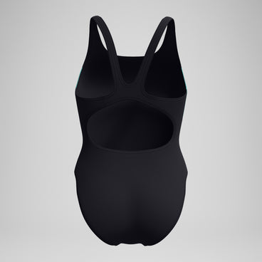 Women's Colourblock 2.0 Swimsuit Black/Turquoise
