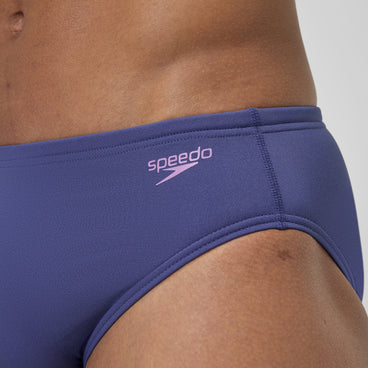 Men's Solid One Brief Blue