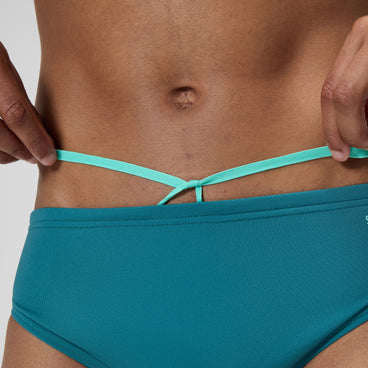 Men's Solid One Brief Blue