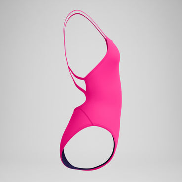Women's Club Training Web Back Swimsuit Pink