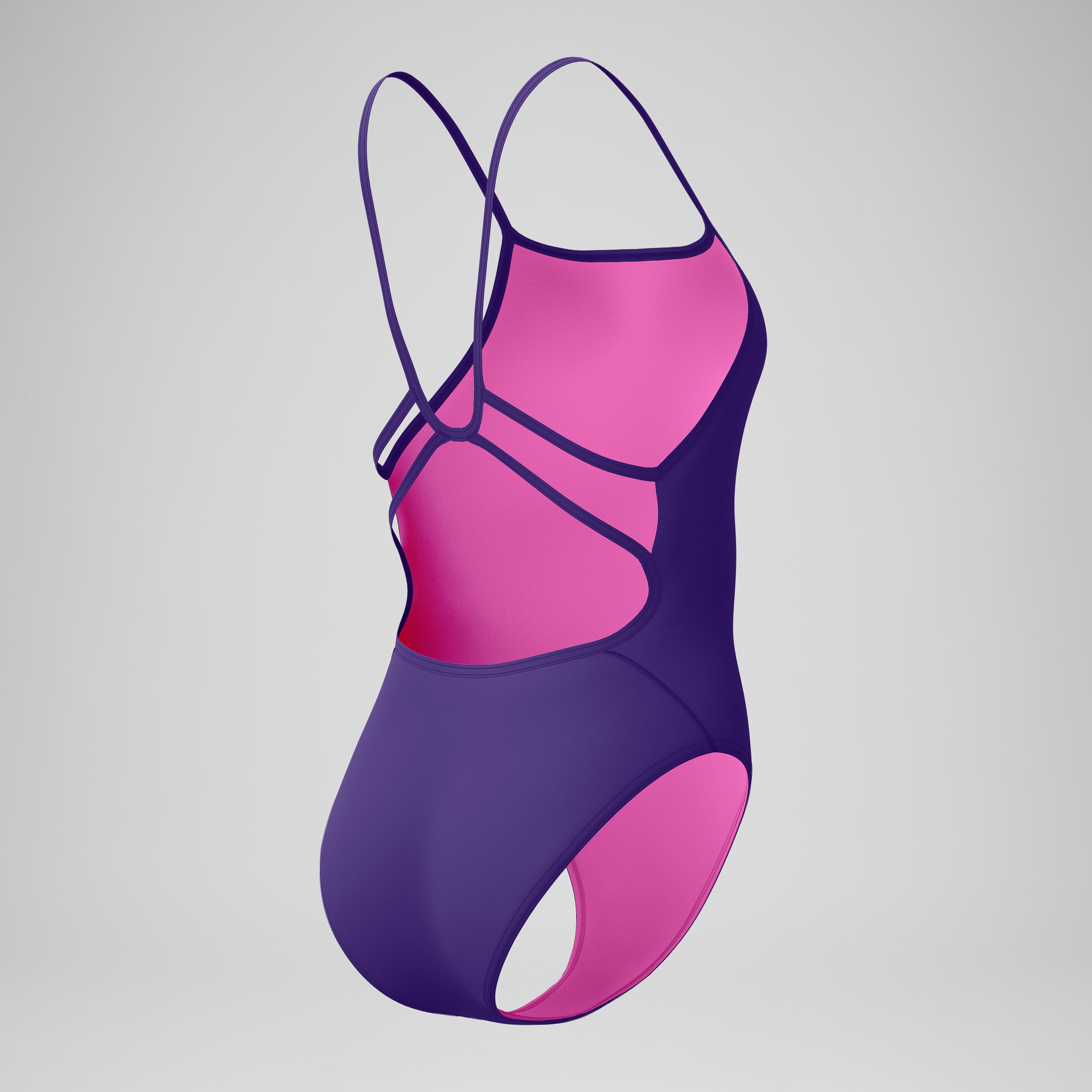 Women's Club Training Web Back One Piece Purple | Speedo
