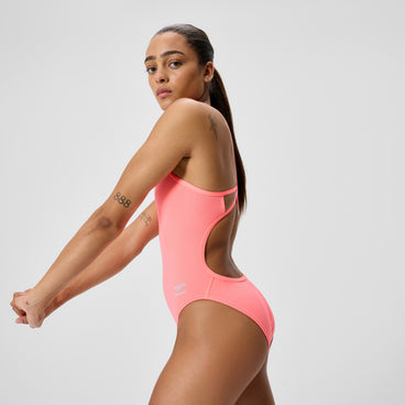 Women's Web Back Swimsuit Melon