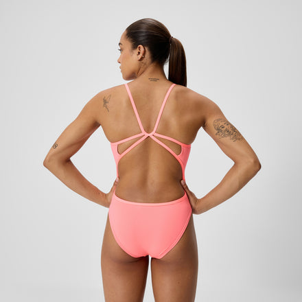 Women's Web Back Swimsuit Melon