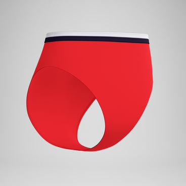 Women's Jetstream Bikini Bottom Red/White