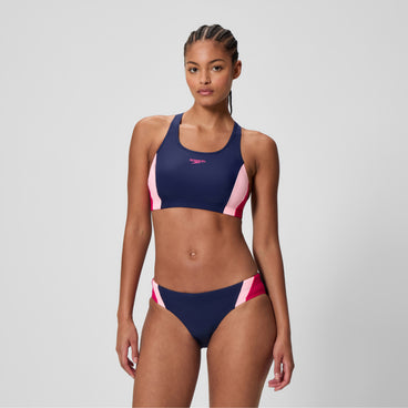Women's Colourblock Splice 2.0 Bikini Navy/Pink