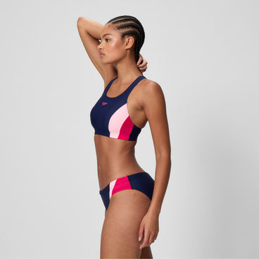 Women's Colourblock Splice 2.0 Bikini Navy/Pink