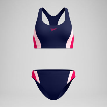 Women's Colourblock Splice 2.0 Bikini Navy/Pink