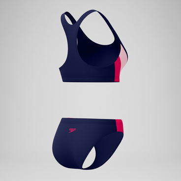 Women's Colourblock Splice 2.0 Bikini Navy/Pink